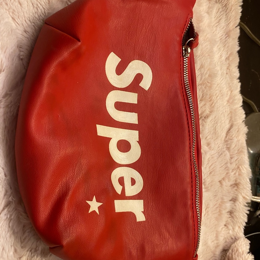 Super Red Cosmetic Bag